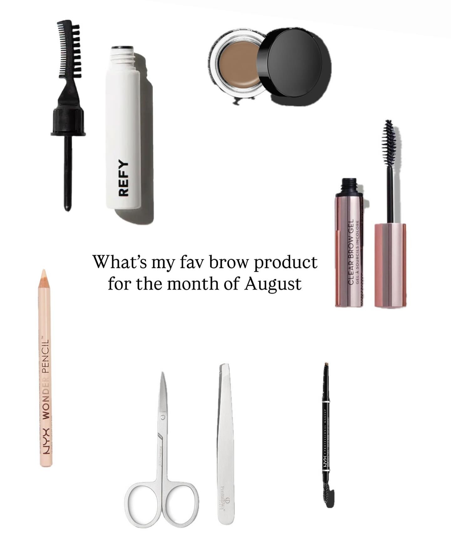 Here&rsquo;s my favorite products currently!! 

Obsessed with my brows and my products 🤍✨

#brows #browsbrowsbrows #browsonpoint #ombr&eacute; #ombrebrows