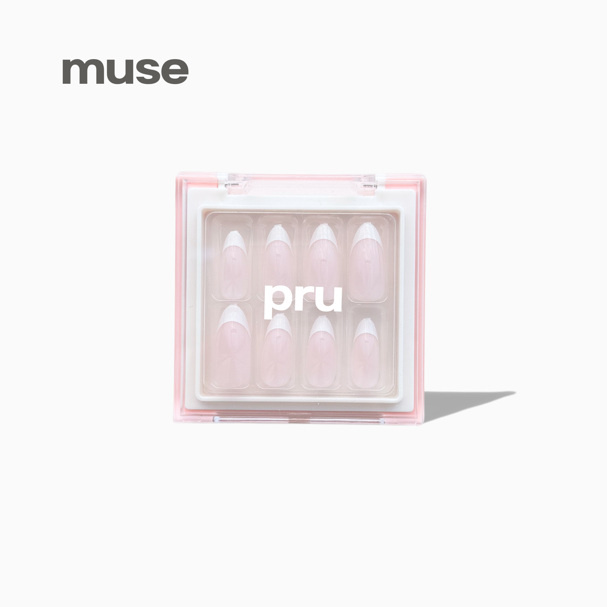 classic french tip press on nails