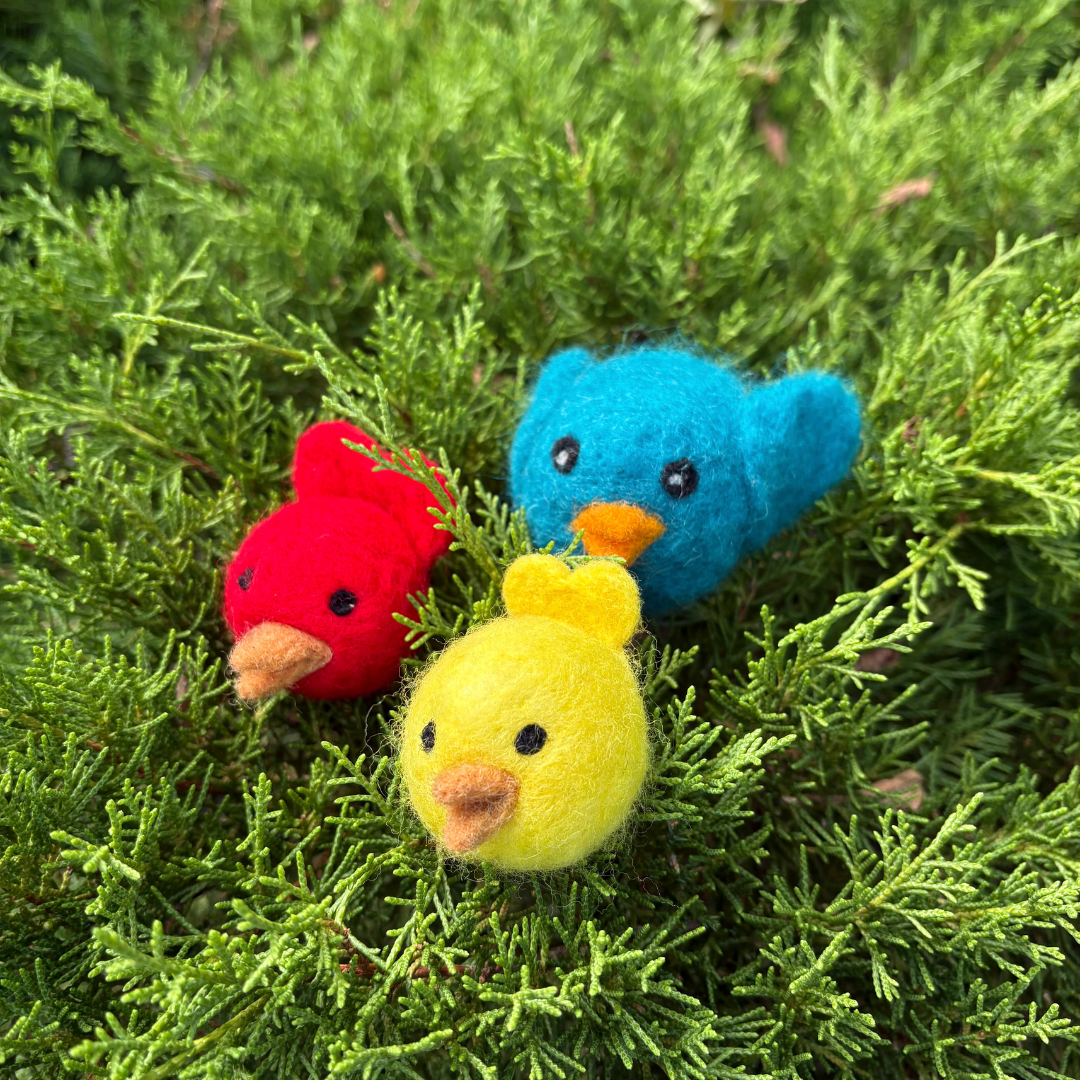 Needle Felted Birds: Sculpting with Wool