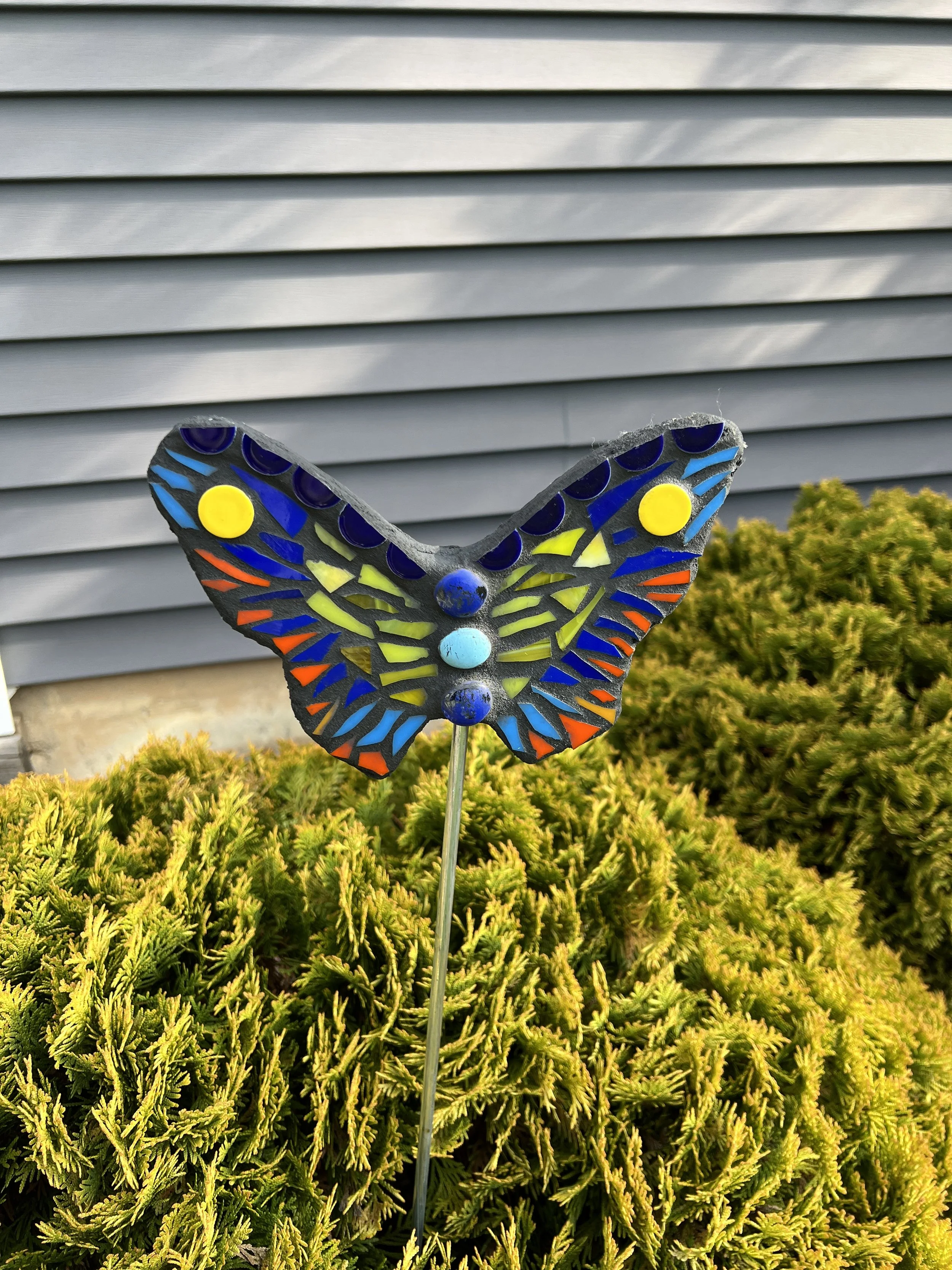 Garden Stake Mosaic