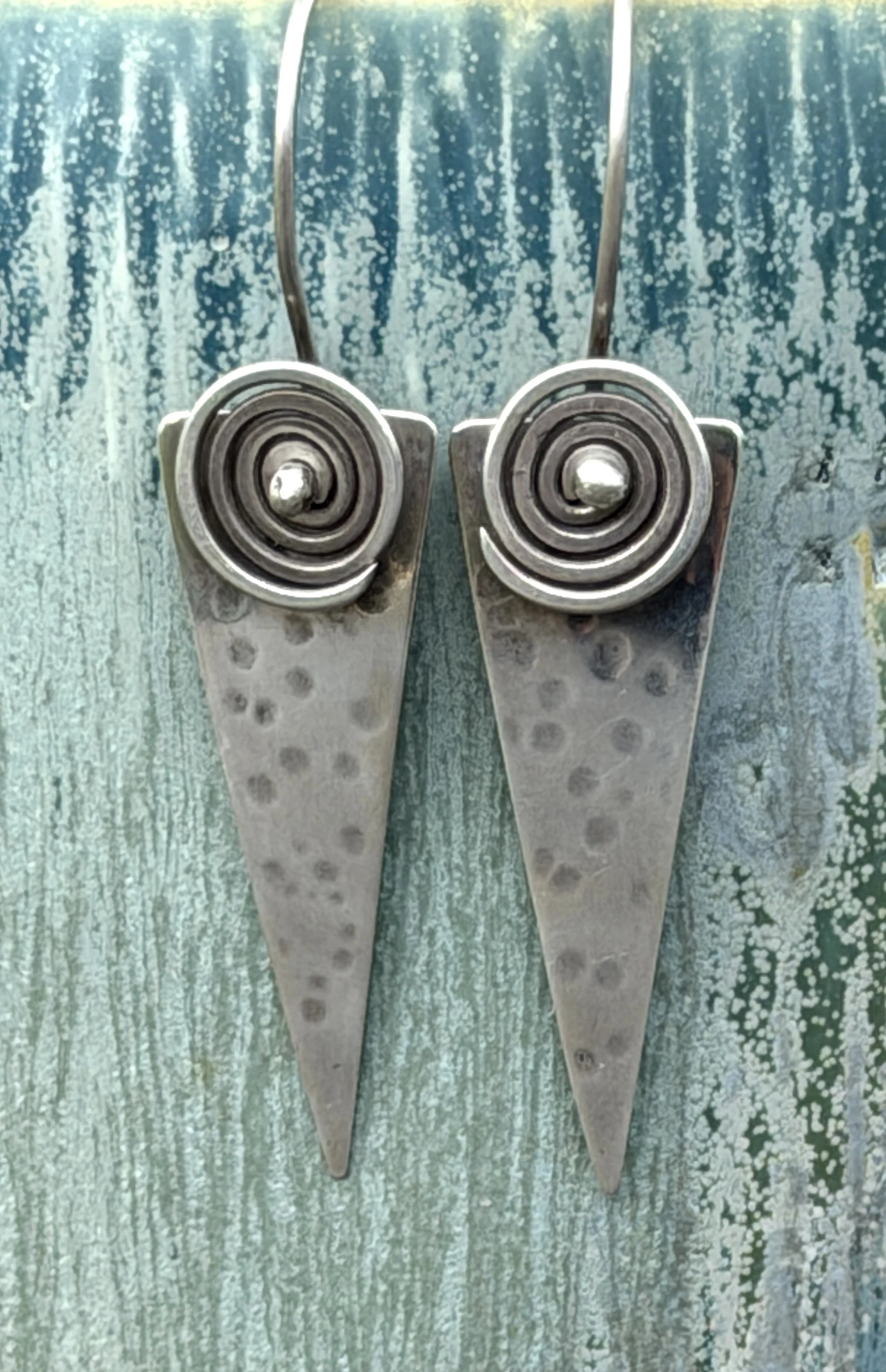 Sterling Silver Spiral Earrings