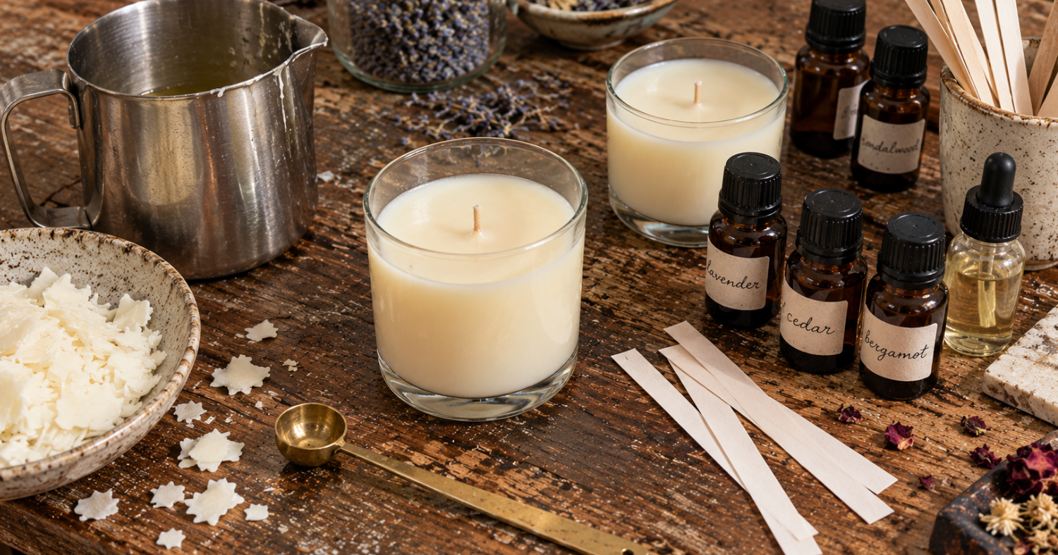 Pour a Soy Candle and Blend Your Own Perfume
