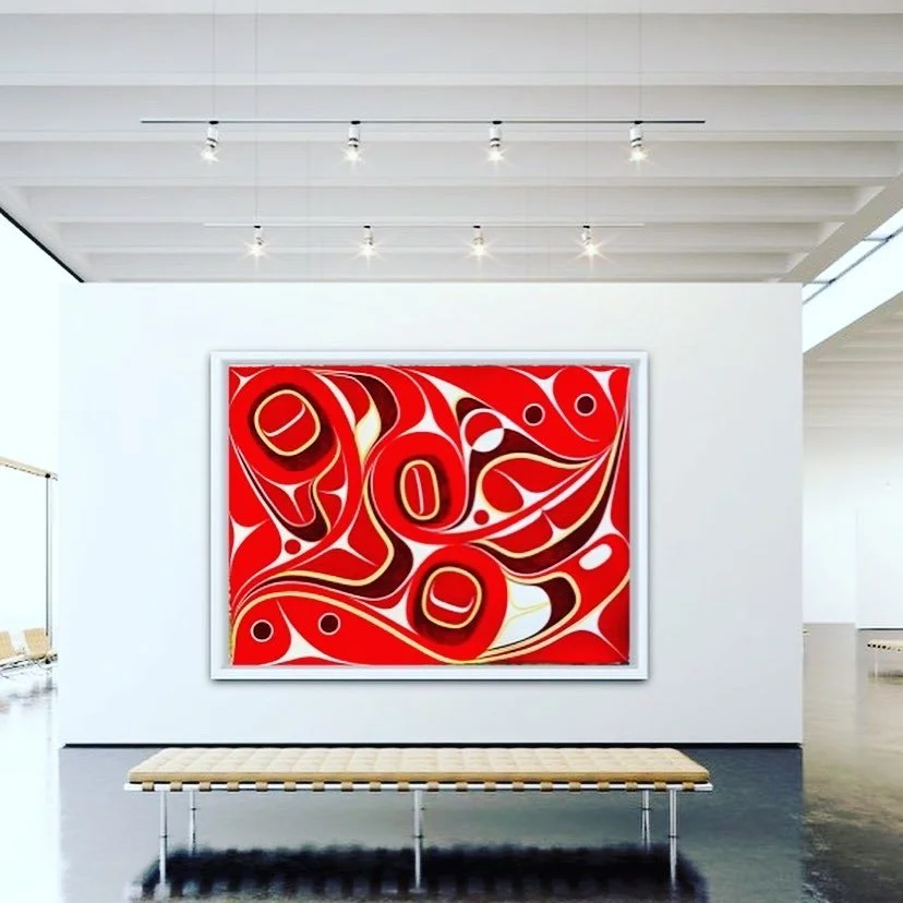 Layman’s name alkwalt- We are all one blood, limited edition framed print, $5000.00 1/1 edition 