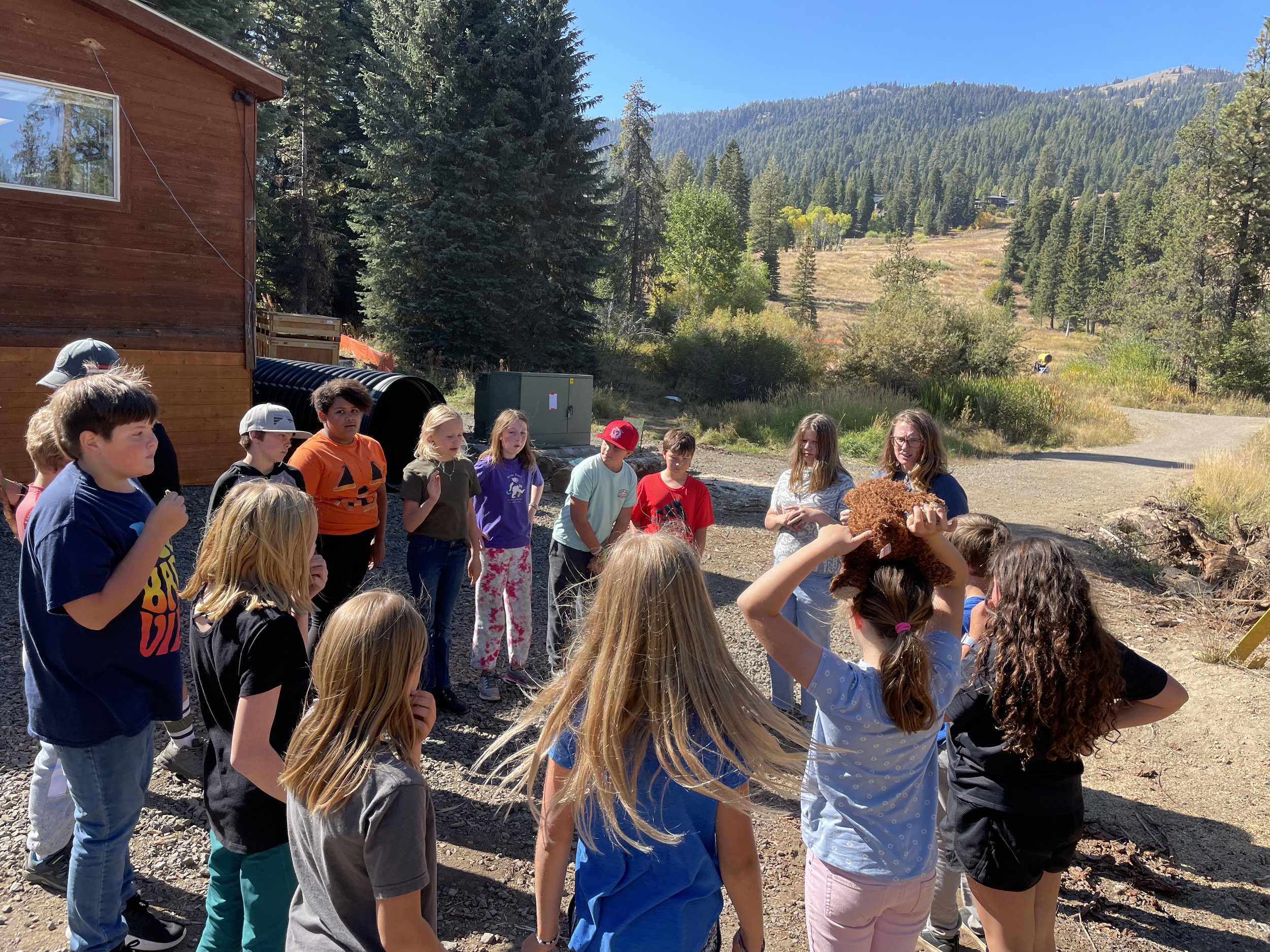 A closing circle to wrap up the day and send the students on their way.