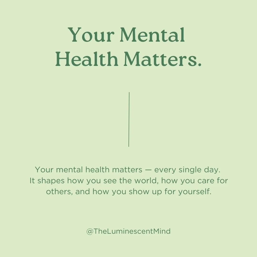 Taking care of your mind is just as important as taking care of your body. When you invest in your mental health, you invest in your relationships, your goals, your peace, and your future.

At Luminescent Mind Counseling &amp; Consultation Services, 