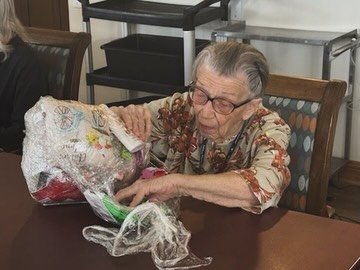 Layers of wrap, loads of fun! 🎉 Our residents had a blast unwrapping surprises and making memories together.
.
.
.
#AssistedLiving #SeniorLiving