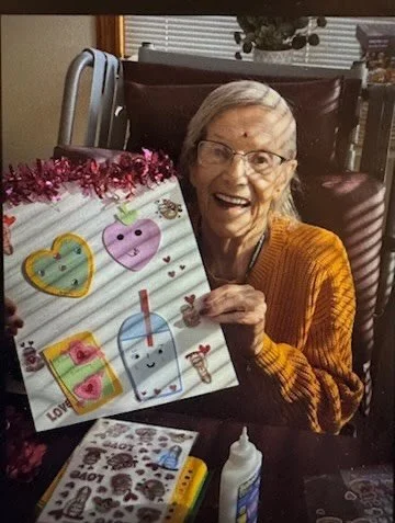 Roses are red, violets are blue, we loved celebrating Valentine&rsquo;s Day with our wonderful residents, too! 🌹💕
.
.
.
#AssistedLiving #SeniorLiving