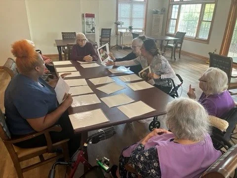 🧠✨ Putting our memories to the test! Our residents had a great time playing a fun memory game - keeping their minds sharp! 💙
.
.
.
#AssistedLiving #SeniorLiving