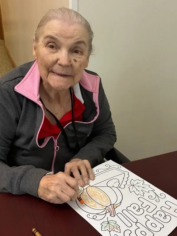 Fall colors and creative fun! 🍂🍁 Our residents enjoyed bringing autumn to life, one colorful page at a time!
.
.
.
#AssistedLiving #SeniorLiving