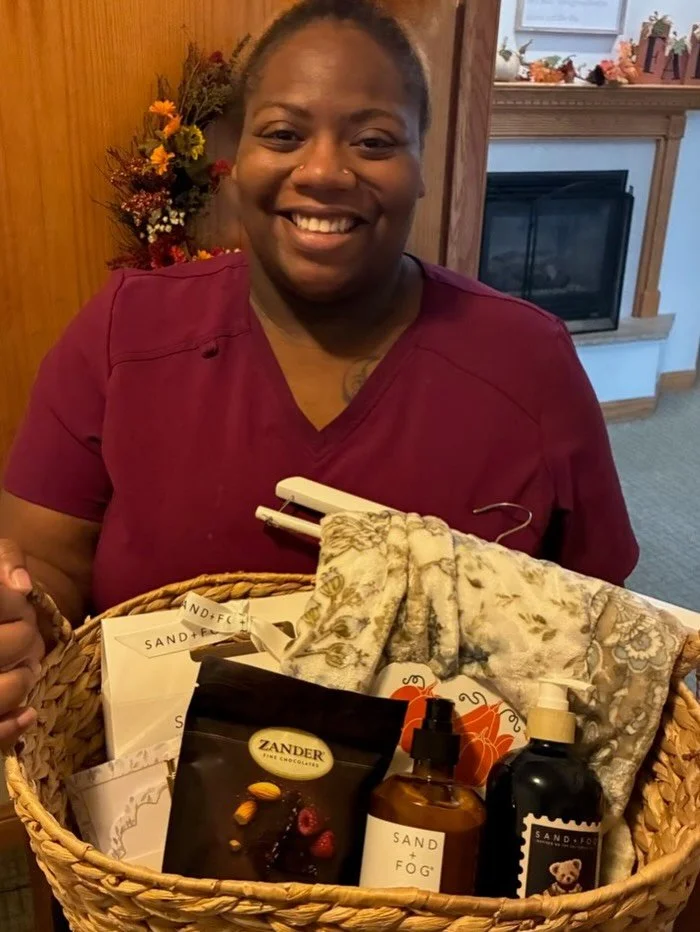We&rsquo;re proud to have the BEST team around! 💙 
.
Celebrating our October MVPs with appreciation baskets for the amazing people who make our community such a special place to live AND work! 
.
.
.
#AssistedLiving #SeniorLiving