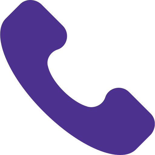 Icon of a purple telephone receiver