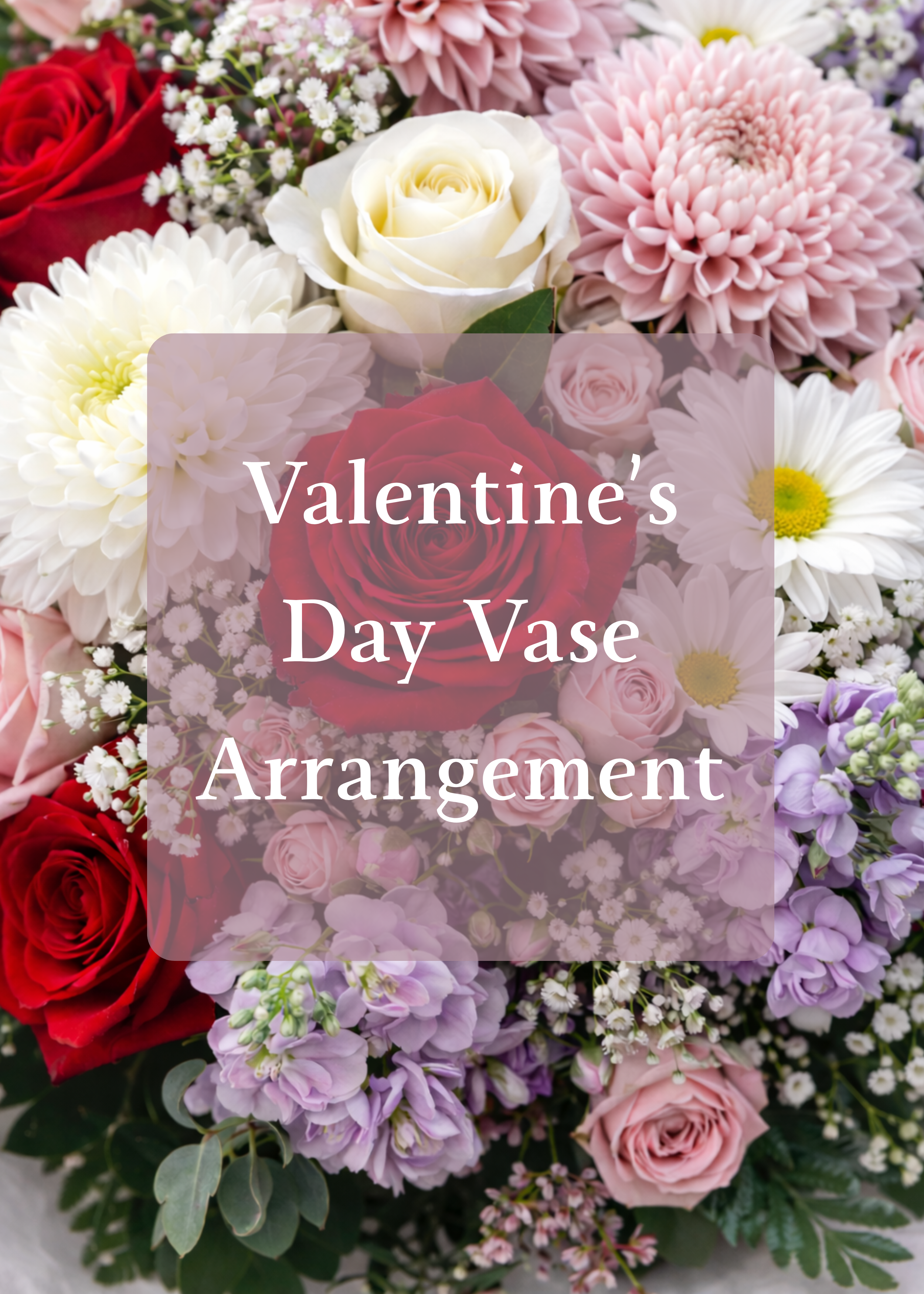 Be Mine Vase Arrangement