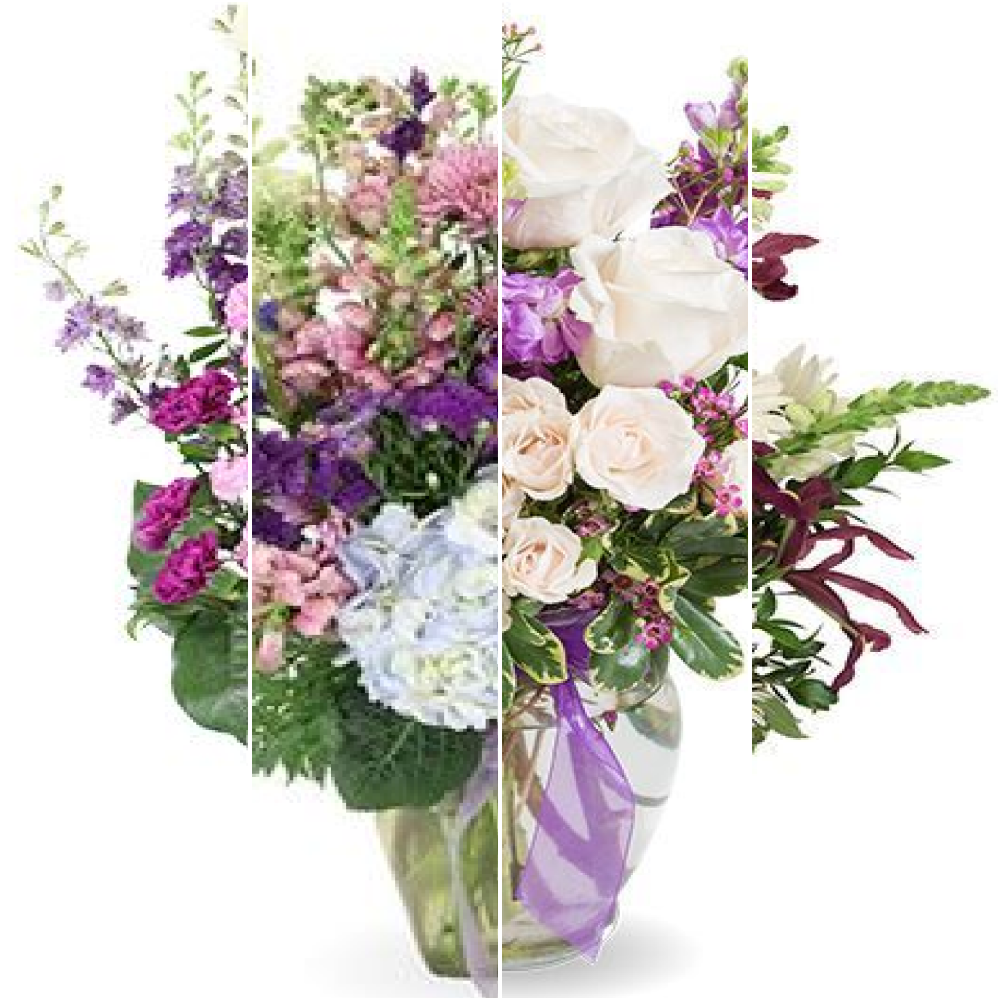 Lovely Purples in Vase