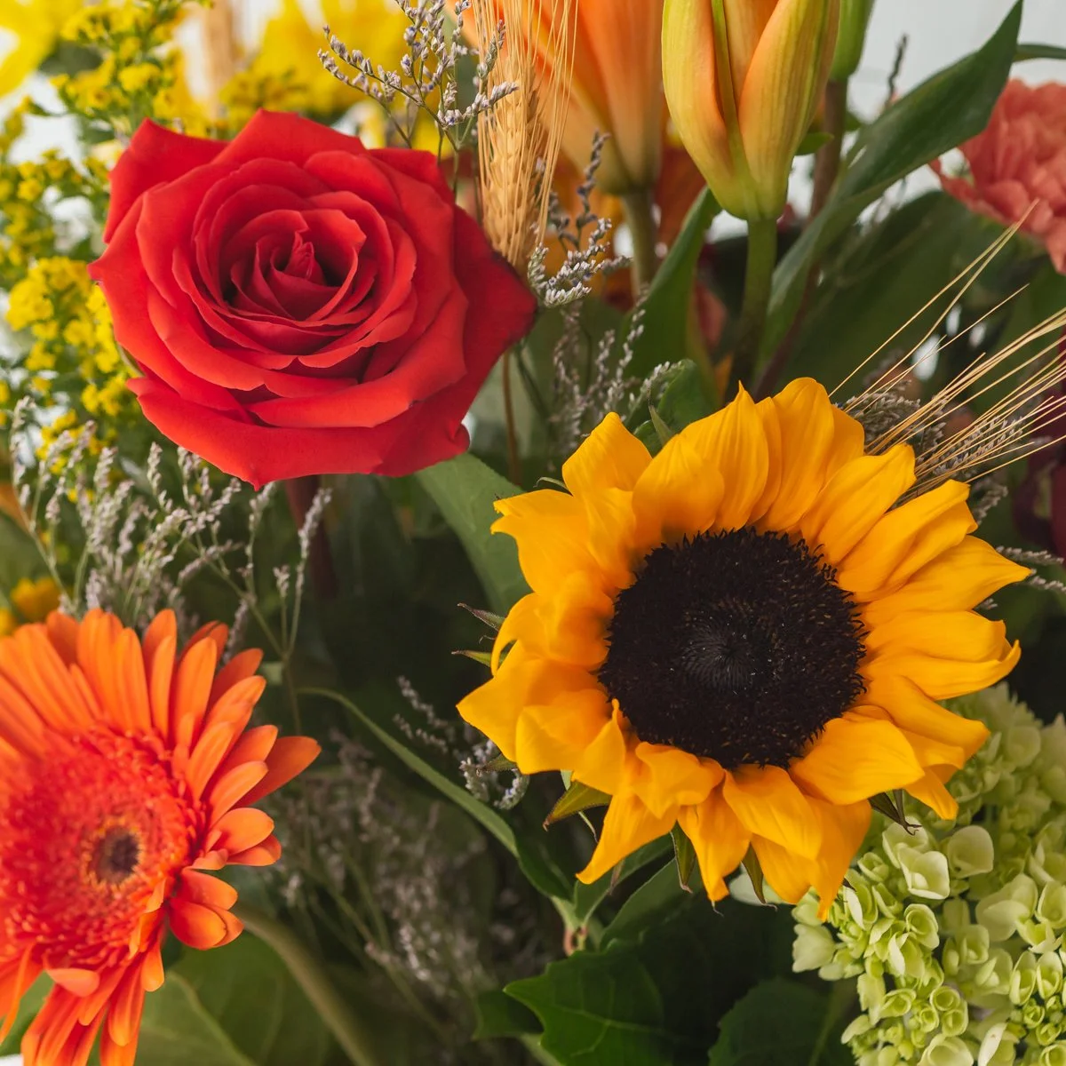 Fall Harvest in Vase