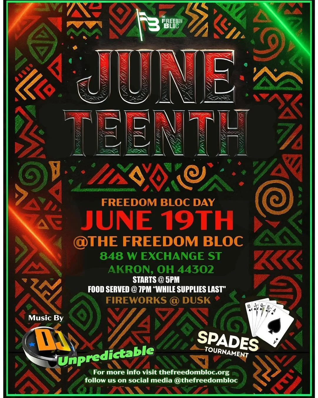 Juneteenth at the freedom bloc