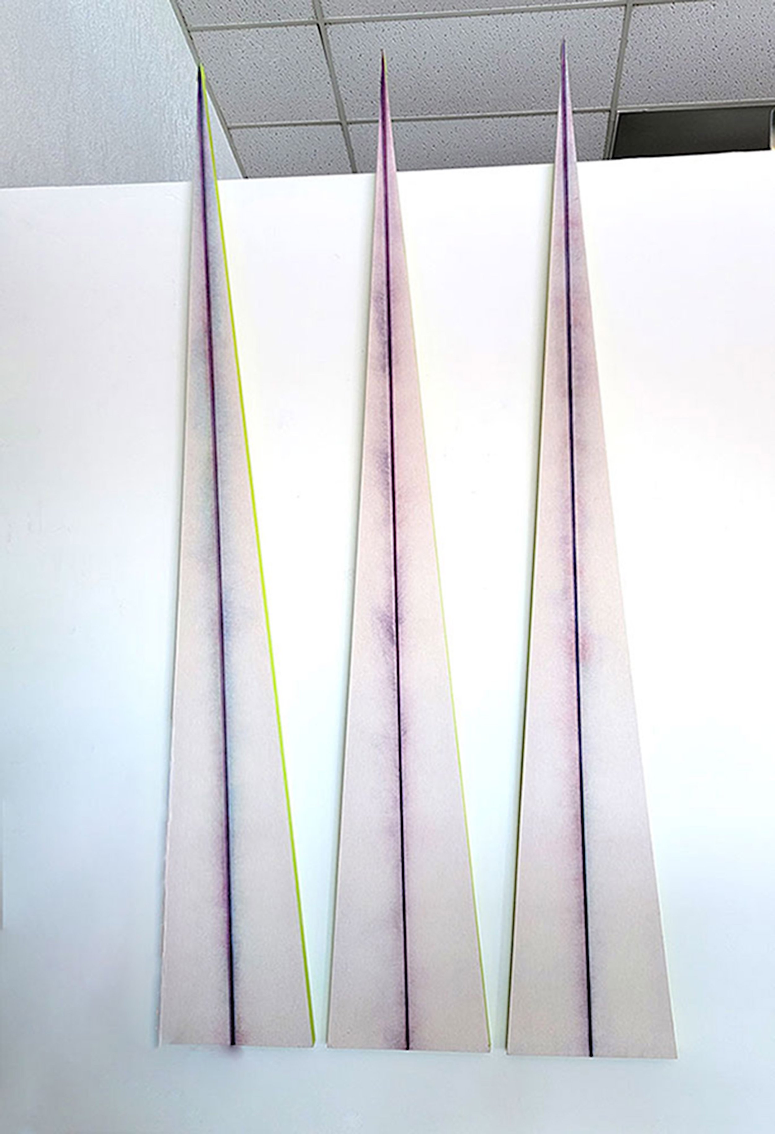 Non-Digital Art - Original panels for  Tri-Sculpture 16” x 88”