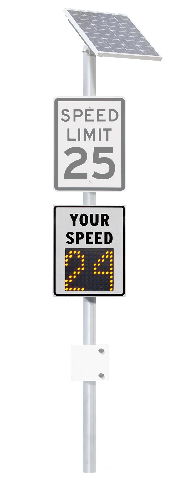 Pole Mounted Radar-Speed Signs