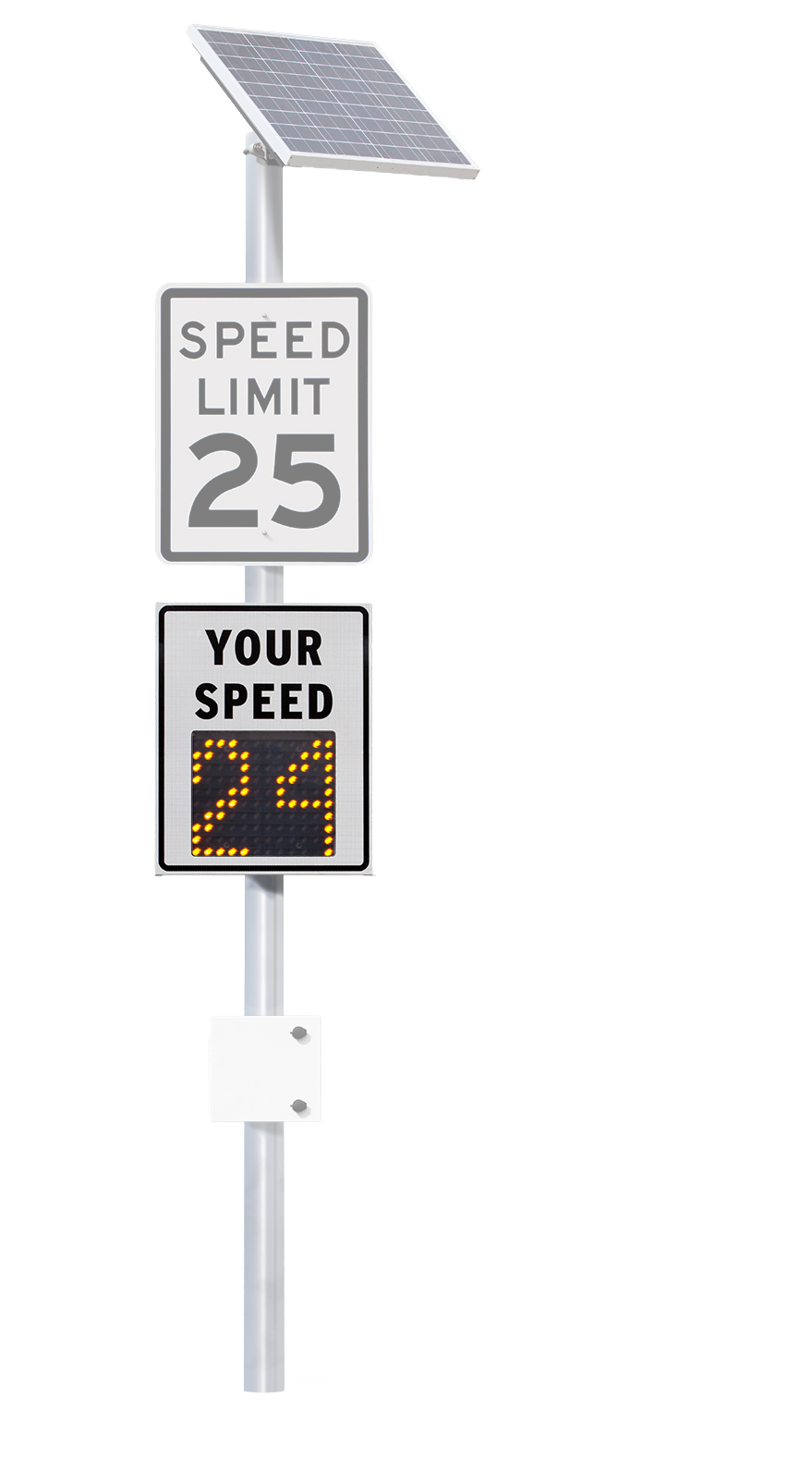 Pole Mounted Radar-Speed Signs