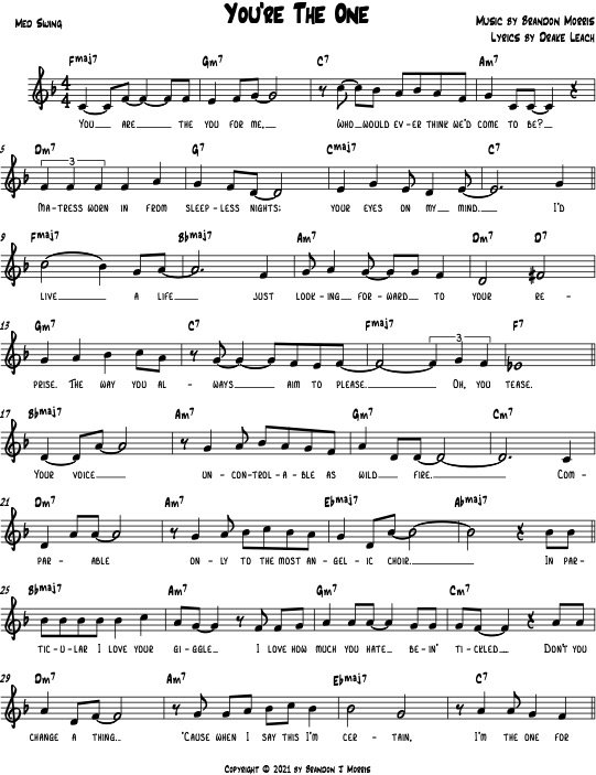 You're The One - Lead Sheet_0001.jpg