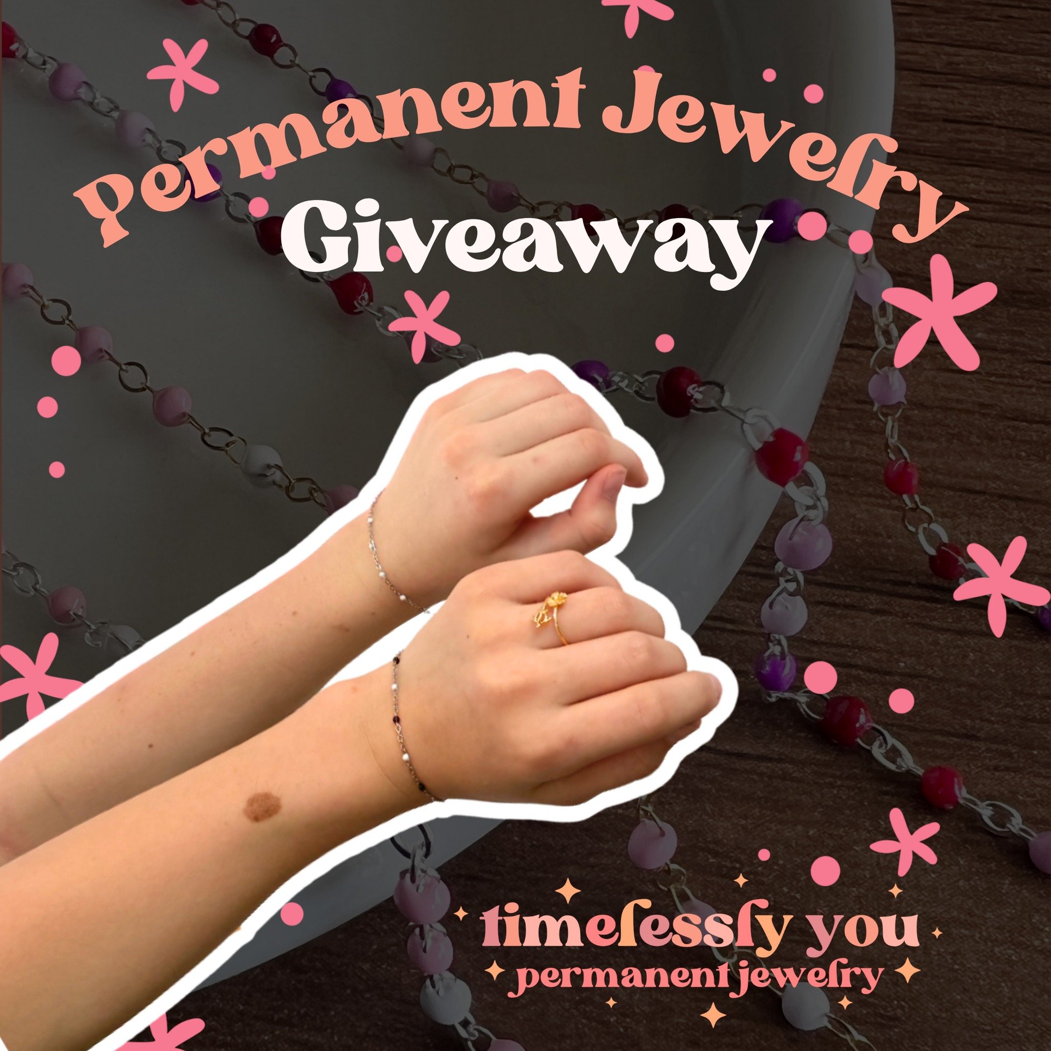 💕 BESTIES BRACELET GIVEAWAY 💕

I miss my besties SO much lately! 😭 Who are yours? 

We're giving away TWO sets of custom permanent bracelets for you + your ride-or-die to sparkle together forever ✨ One winner from Instagram &amp; one from Facebook