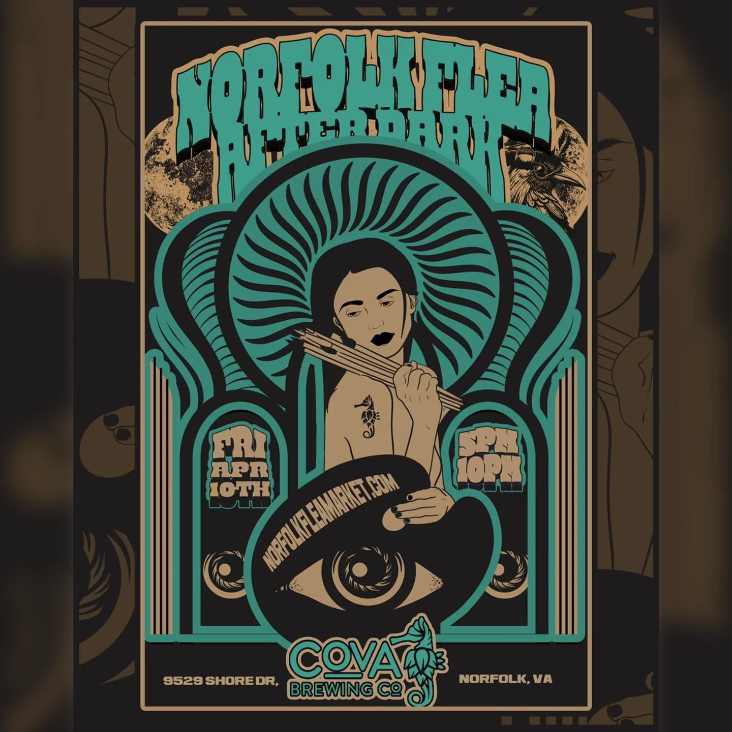 Tonight! Come see us at COVA Brewing in Norfolk from 5-10pm.