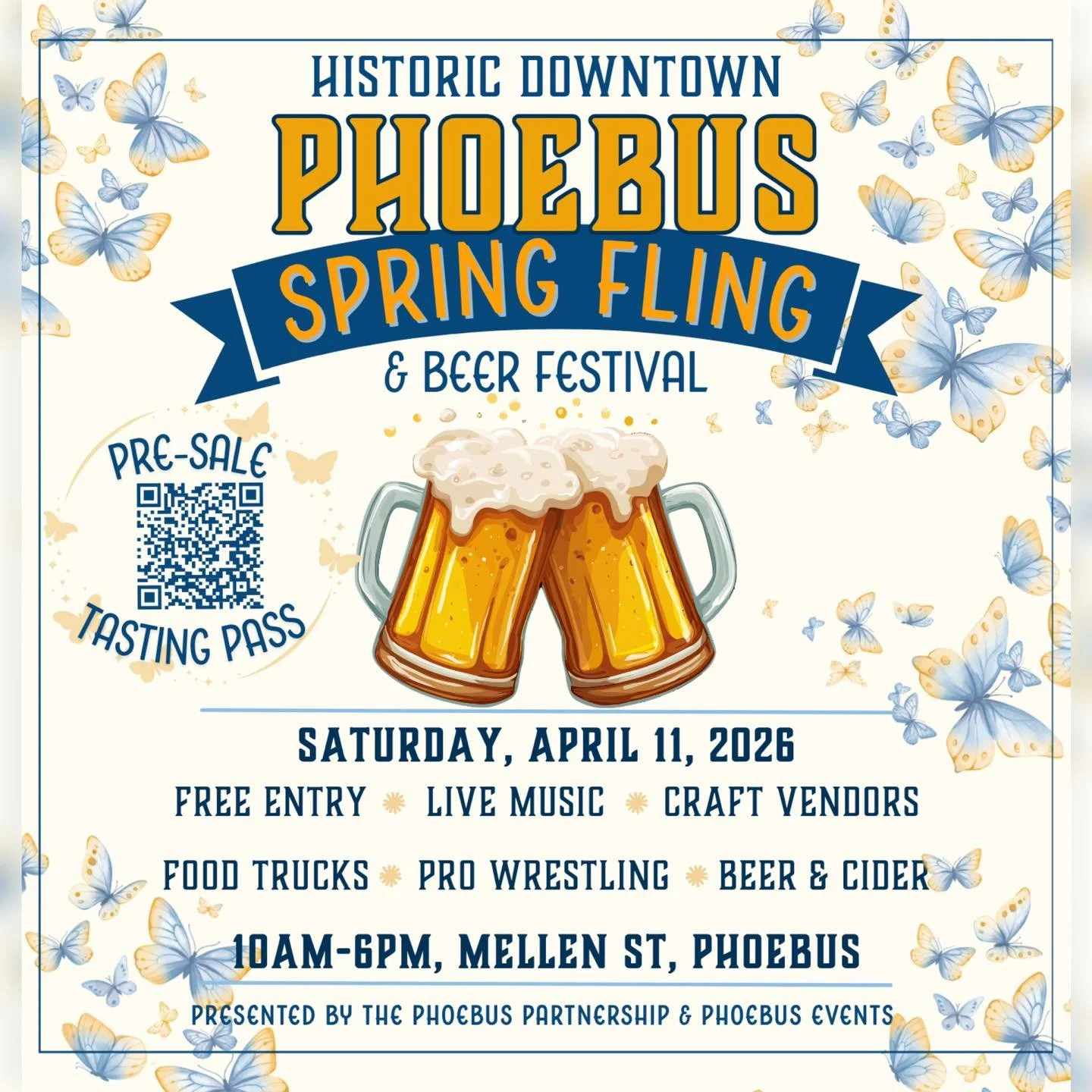 Tomorrow we&rsquo;ll be right in the middle of the Phoebus Spring Fling &amp; Beer Fest from 10AM&ndash;6PM, and we can&rsquo;t wait! Come see us for permanent jewelry and then spend the day exploring all the independently owned Phoebus businesses an