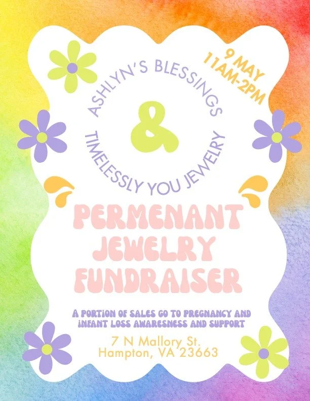 Join us for a special permanent jewelry fundraiser in support of families impacted by pregnancy and infant loss. This event is a chance to honor, remember, and carry your love in a beautiful way&mdash;because some pieces mean so much more than just j