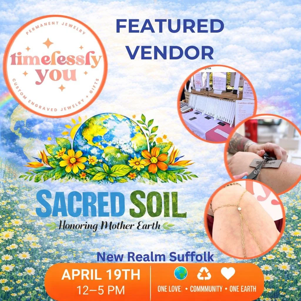 Tomorrow we&rsquo;re setting up at Sacred Soil: Honoring Mother Earth, and we couldn&rsquo;t love the theme more. 🌿✨

Permanent jewelry feels like such a beautiful fit for this kind of market&mdash;something simple, intentional, and made to stay wit