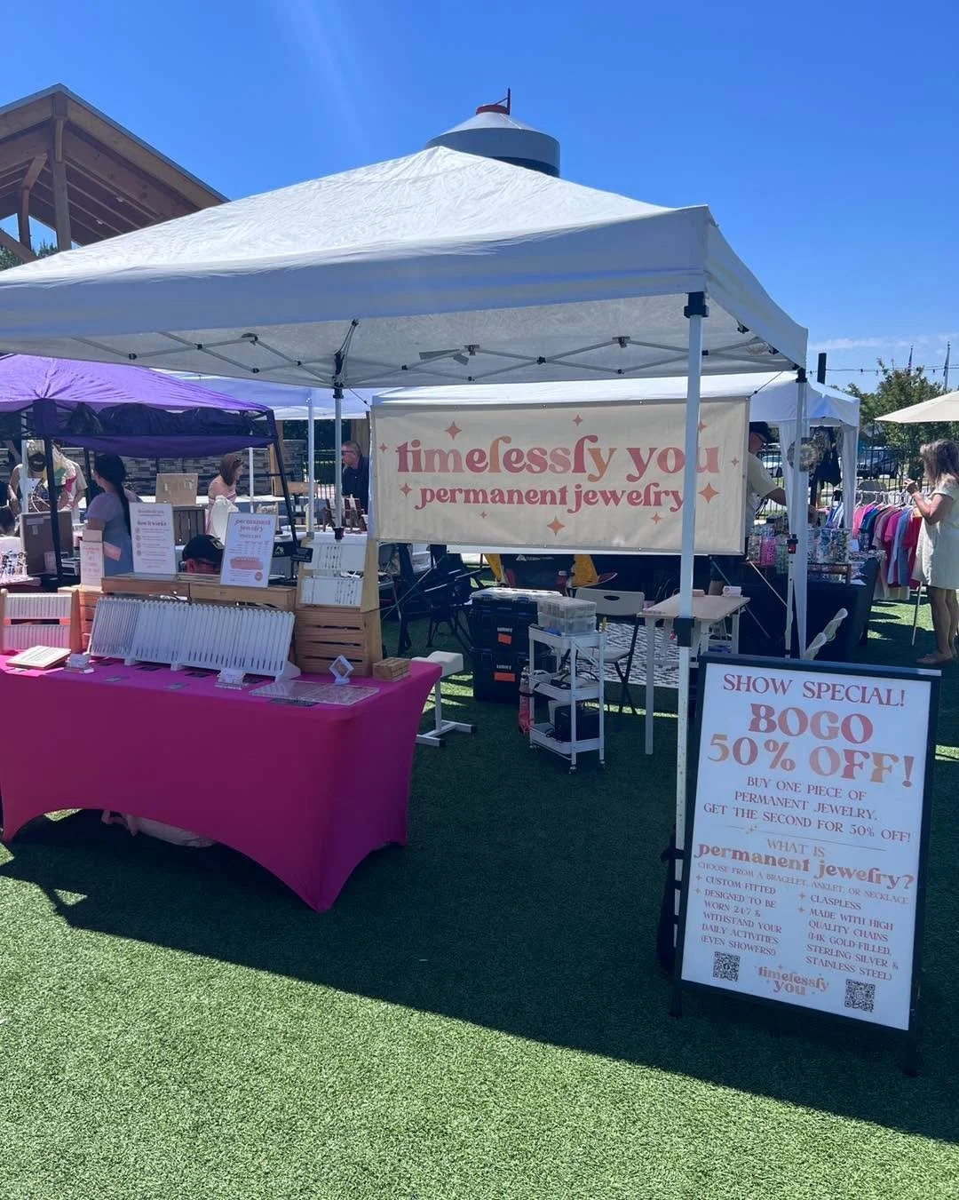Happy Mother&rsquo;s Day, my friends!! Come enjoy this gorgeous weather and see how the sun sparkles off your new permanent jewelry!