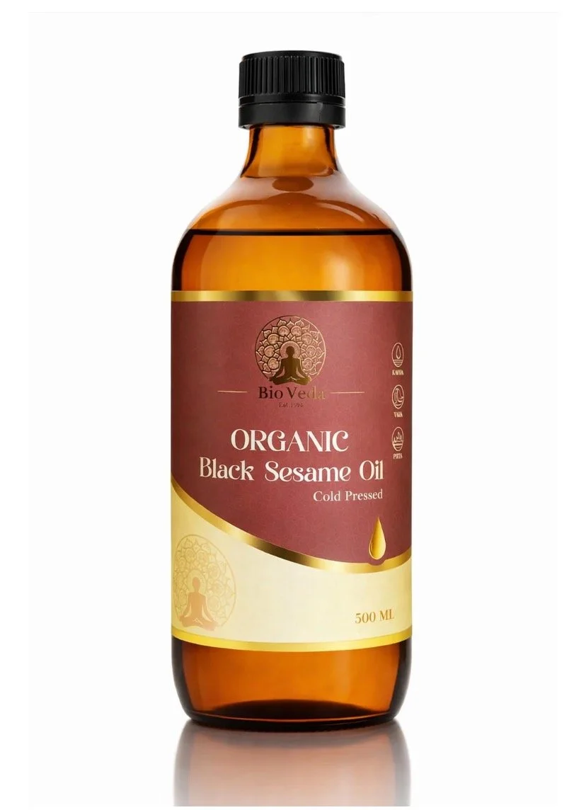 Black Sesame Oil Cold Pressed ORGANIC