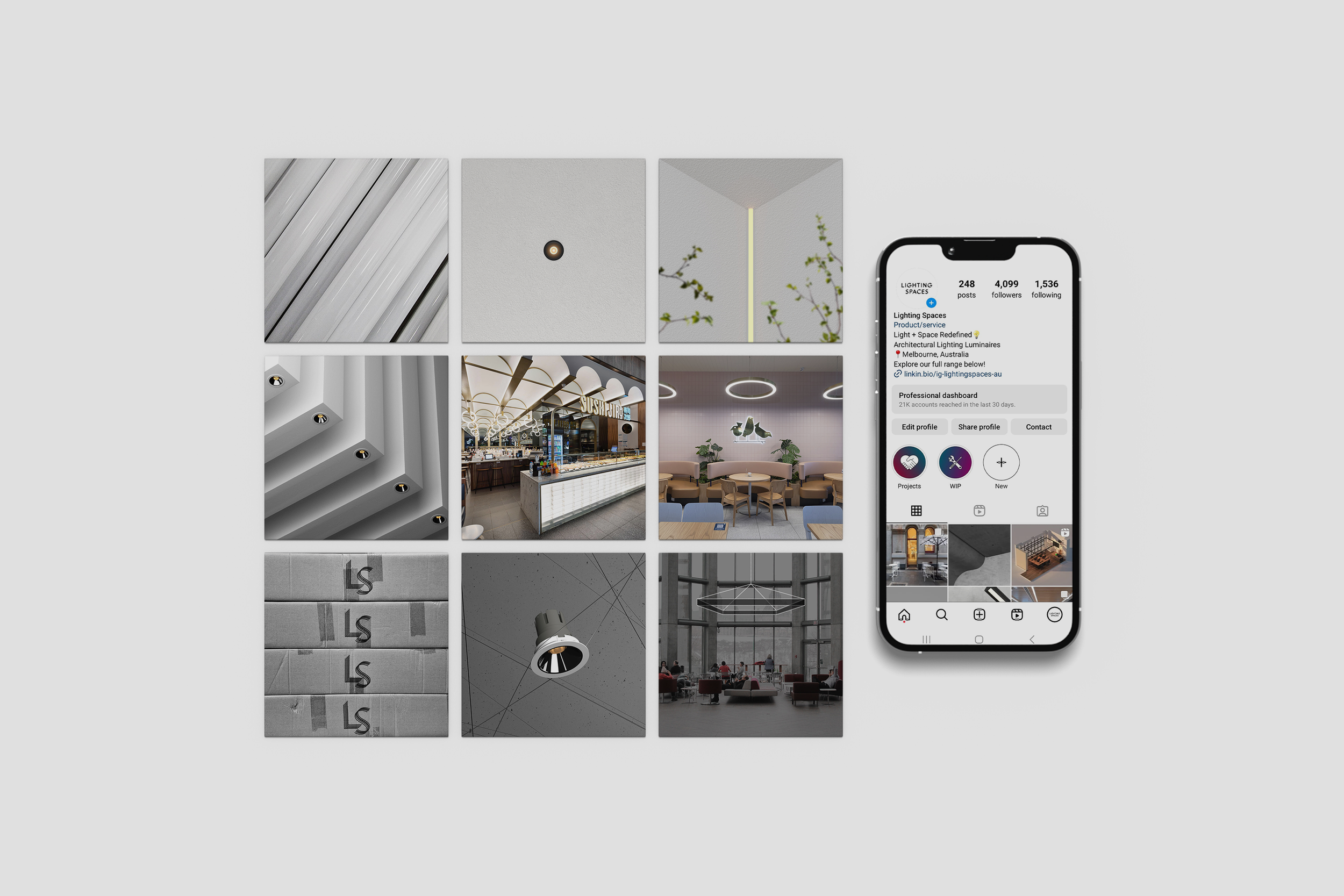 Lighting Spaces - Digital Marketing