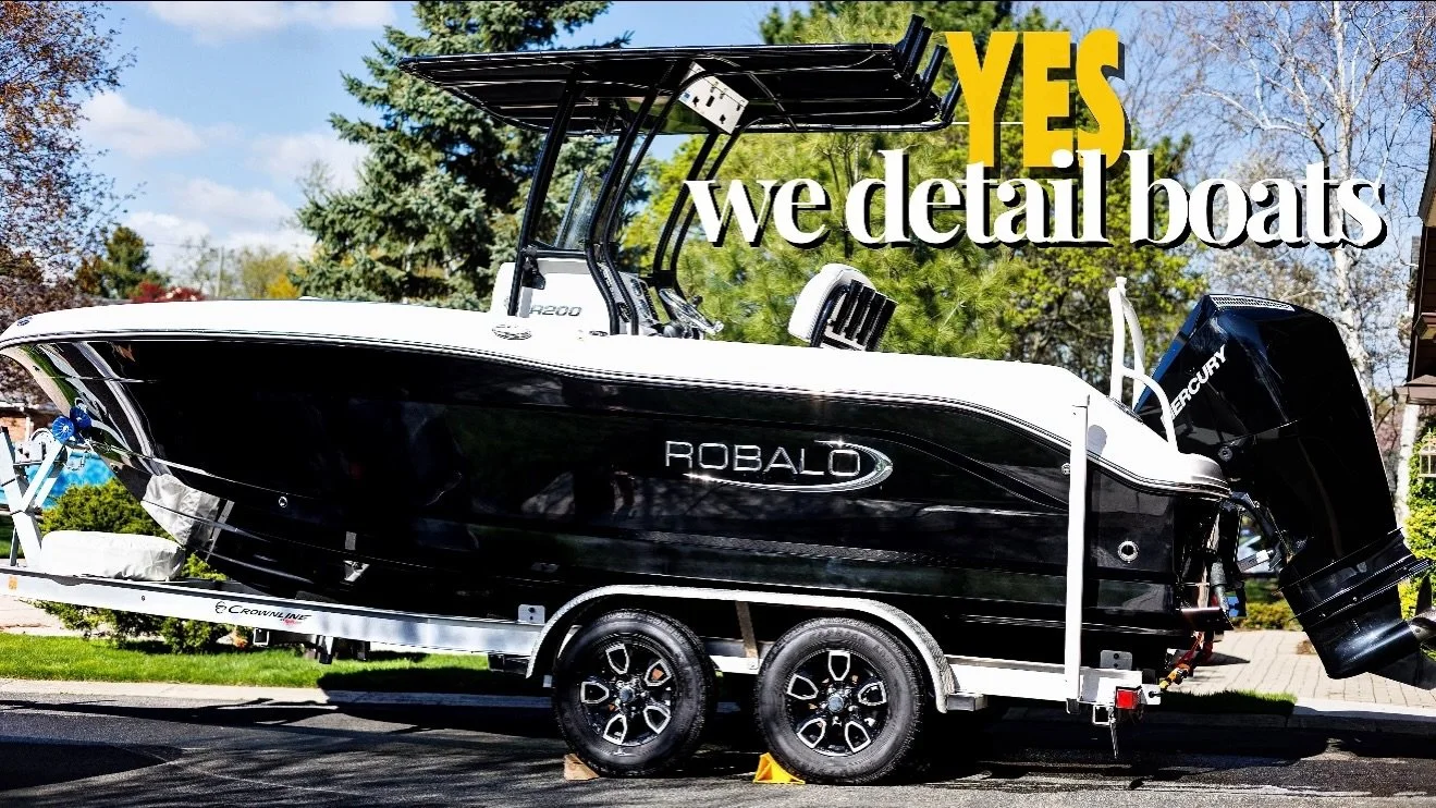 After our first boat detail we are HOOKED. So much fun getting this vessel dialed in. No job is too big or small, contact us today to get your vehicle, land or marine, detailed in time for the summer sunshine ☀️ 🧼

#detailing #marinedetailing #boatd