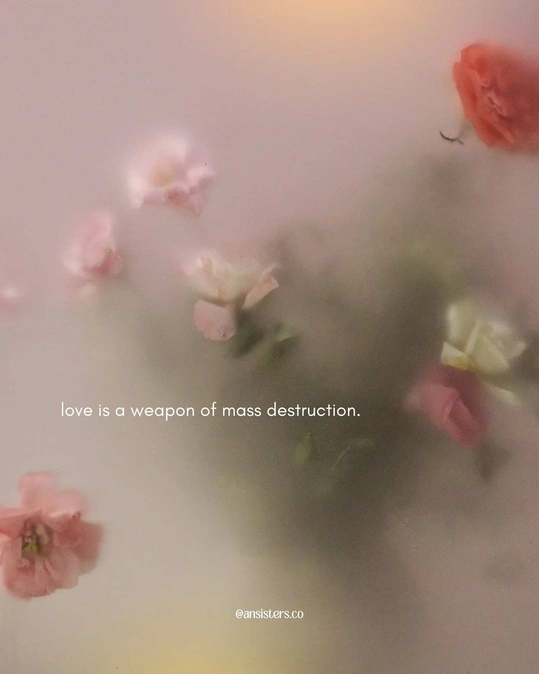 Love at its core is a frequency. It is always there waiting for us to become it, to embody it, to align to it. 

Love in this sense is not for the faint of heart, it requires us to transform, to meet our shadows, to alchemize all that is not love. 

