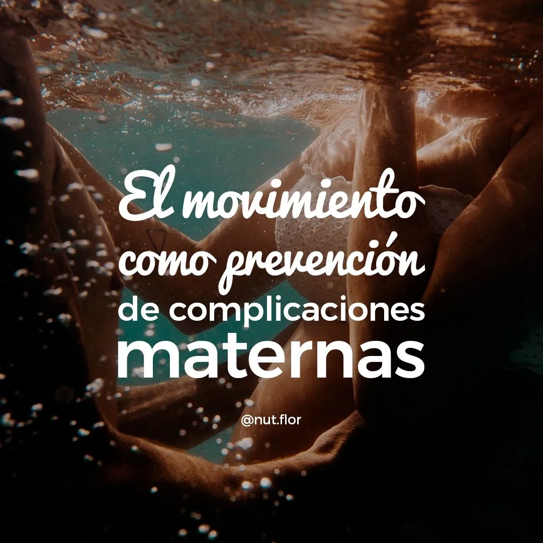 El movimiento como prevención de complicaciones maternas