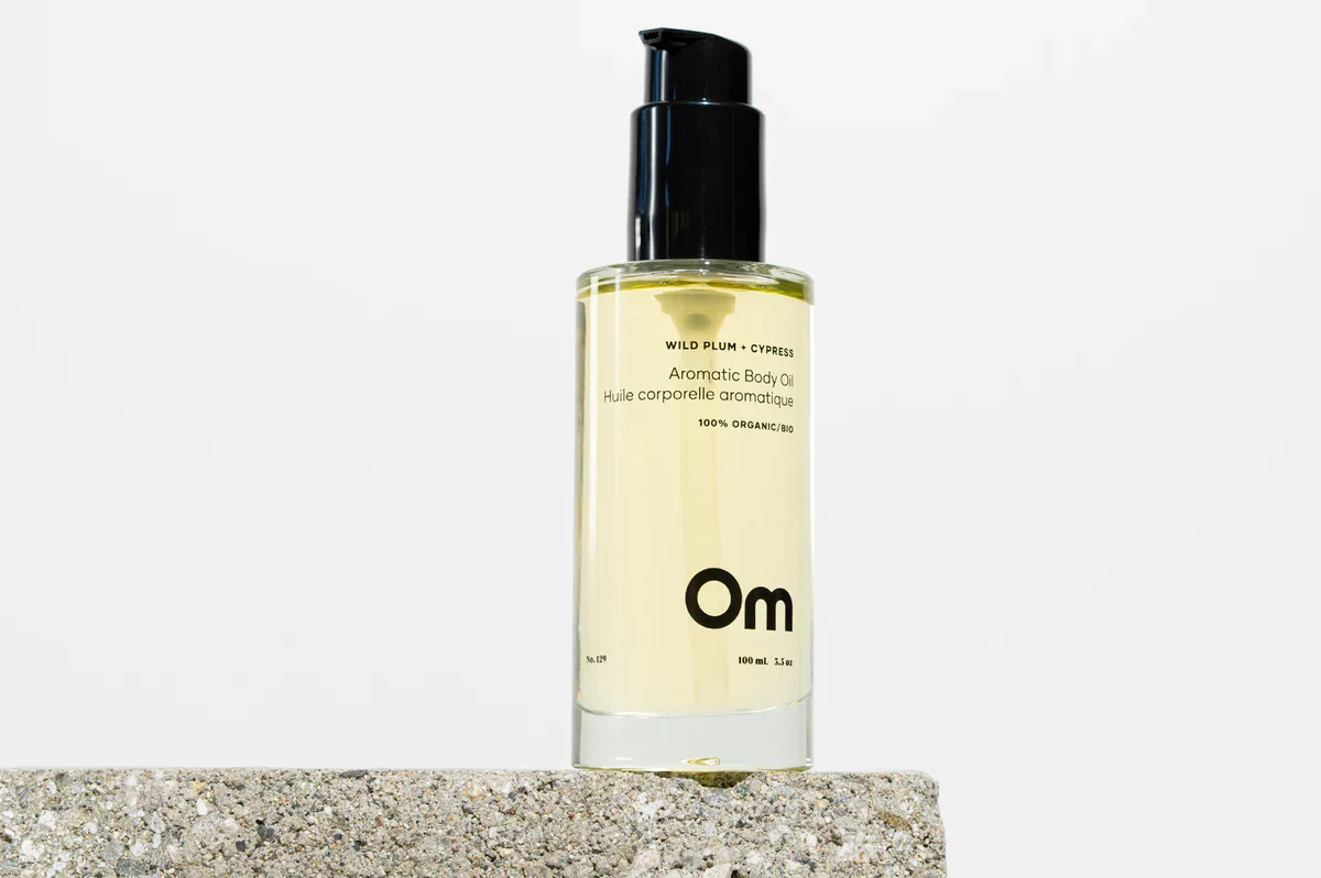 om-Wild Plum + Cypress Aromatic Body Oil-brees-brow-lounge.webp