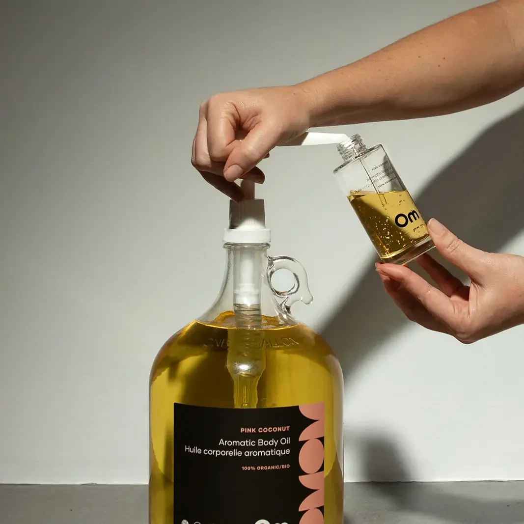 om-pink-coconut-body-oil-refill-brees-brow-lounge-and-beauty-bar-chilliwack-2.webp
