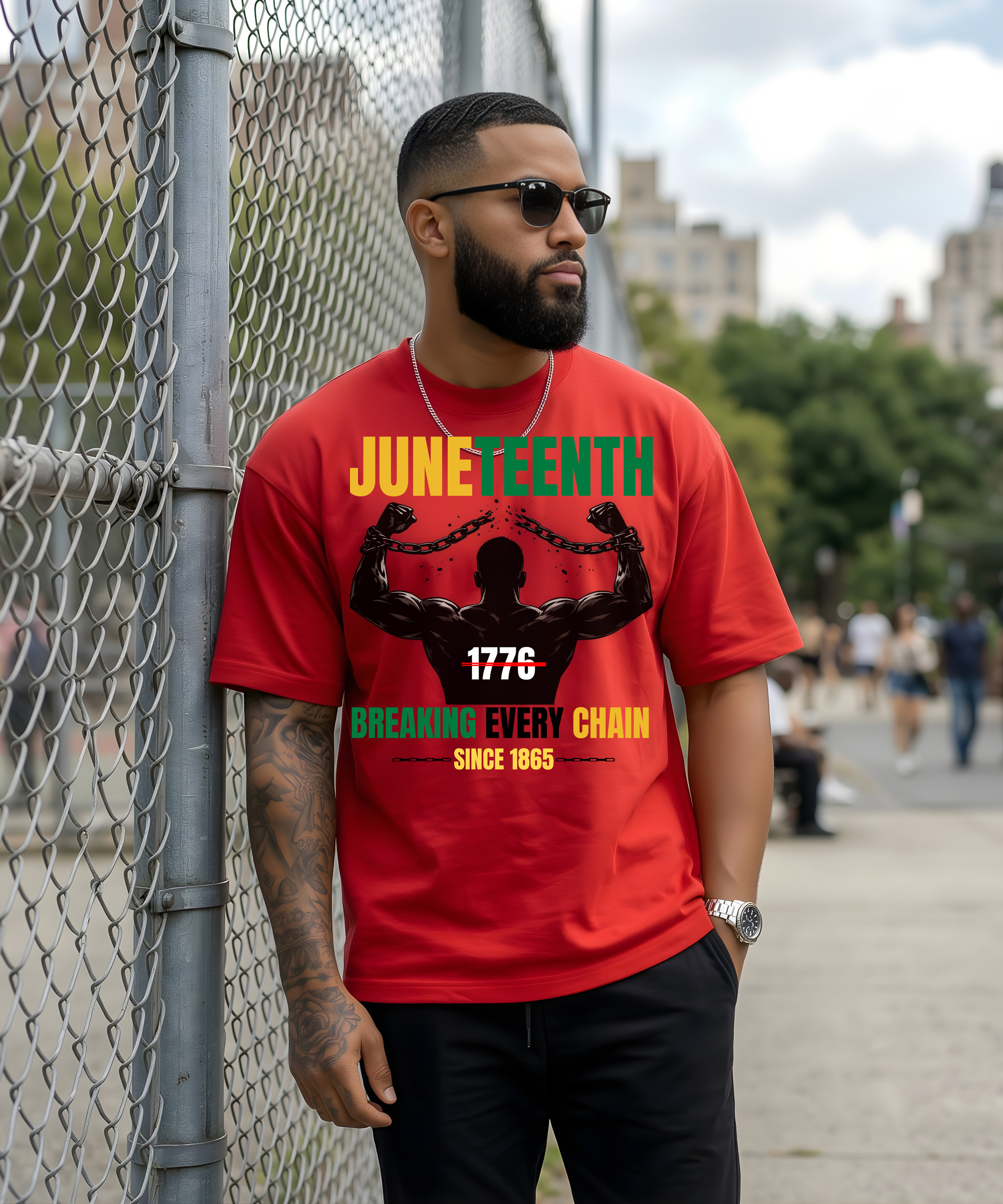 Breaking Every Chain™ Juneteenth Tee