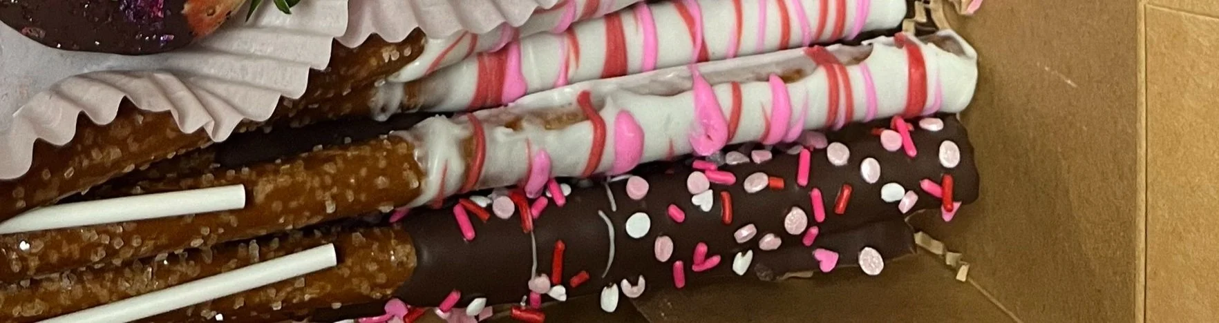 Chocolate Covered Pretzel Rods