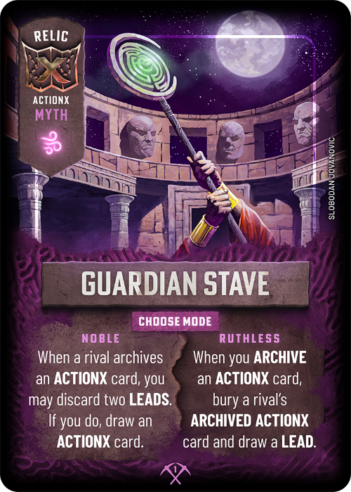 AcrionX card Guardian Stave