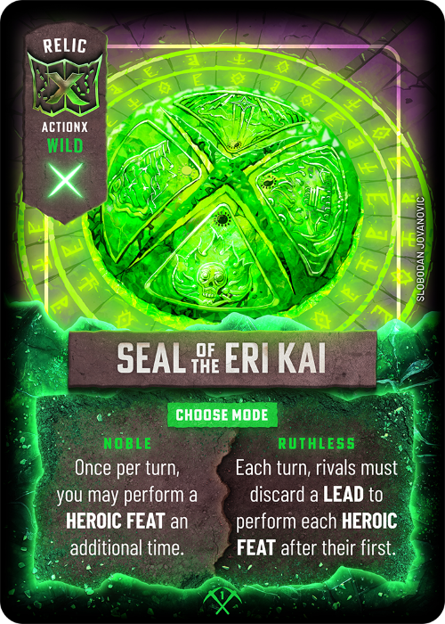 ActionX card Seal of the Eri Kai