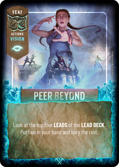 ActionX Card Peer Beyond