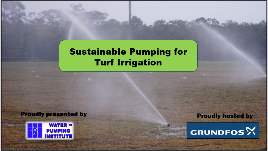 Sustainable Pumping for Turf and Landscape Irrigation 