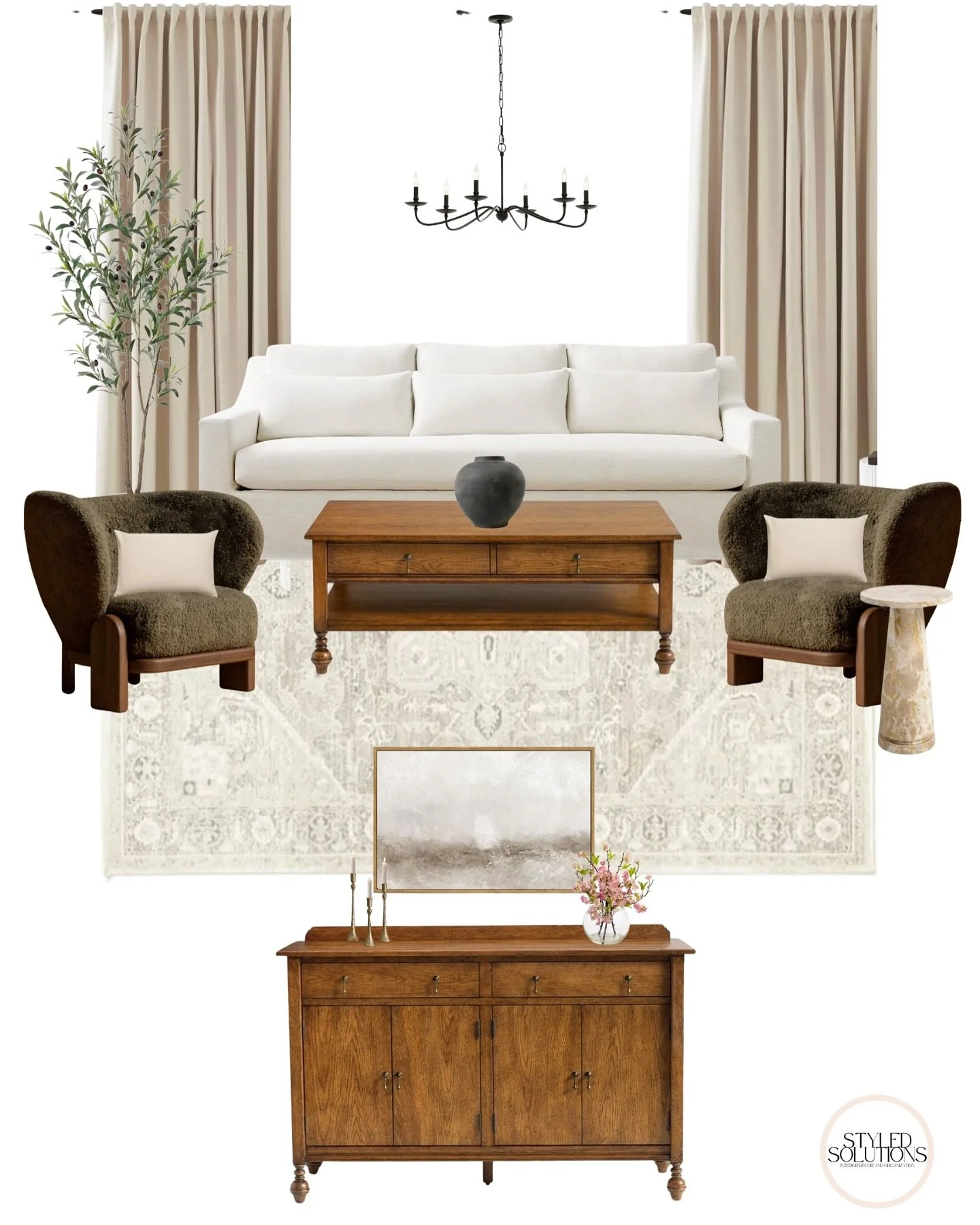 Timeless Warmth meets Modern Simplicity 🤎

This living room design is all about balance - crisp neutrals meet rich wood tones to create a space that feels warm, welcoming, and timeless.

Design Tip: Incorporating warm wood tones is an easy way to ad