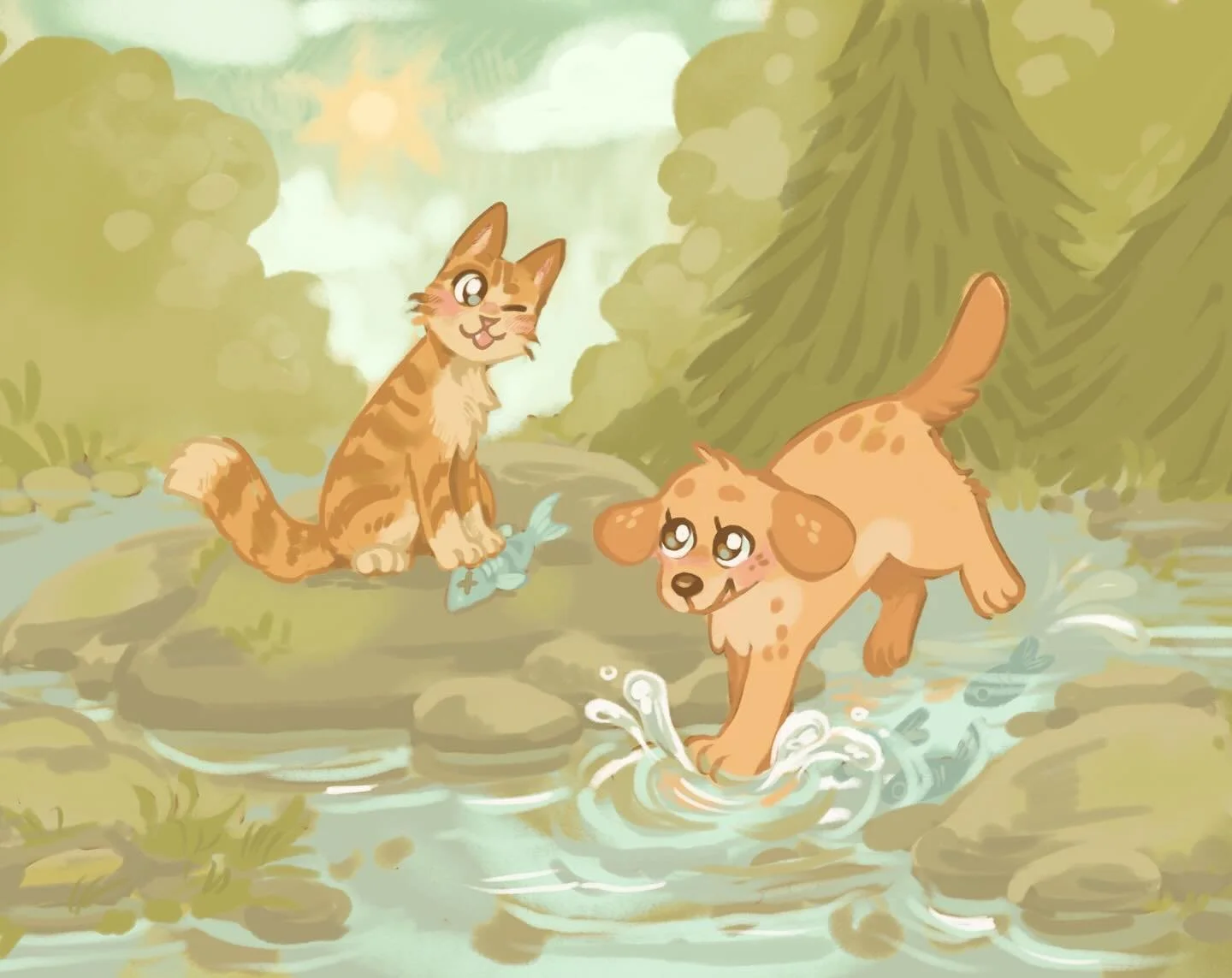 Really missing the creek right about now 🌿🪲