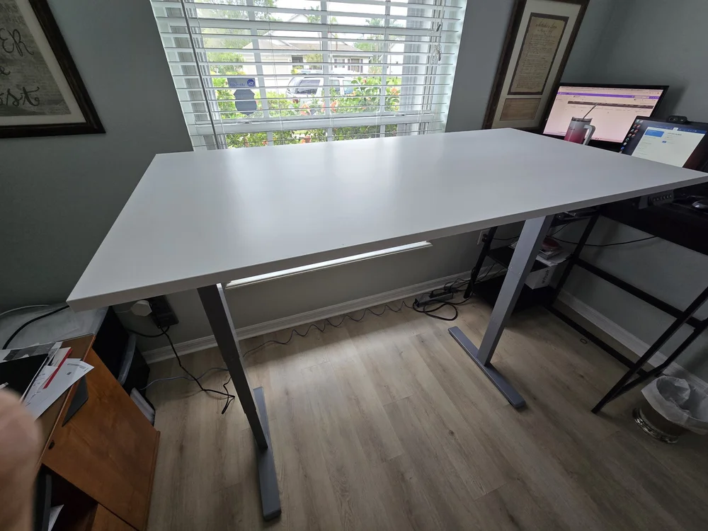 Adjustable standing desk assembled by I.T. Help of SWFL in Naples
