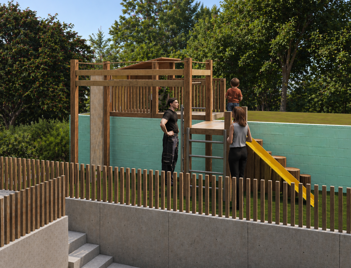 Render for Joy Project - Play Structure