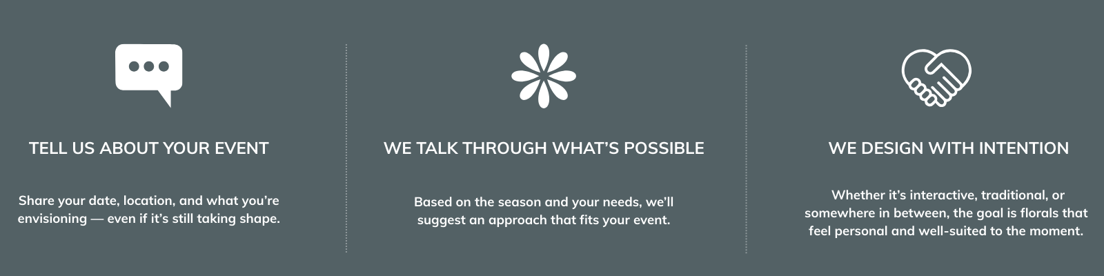 Event flowers Oxford PA