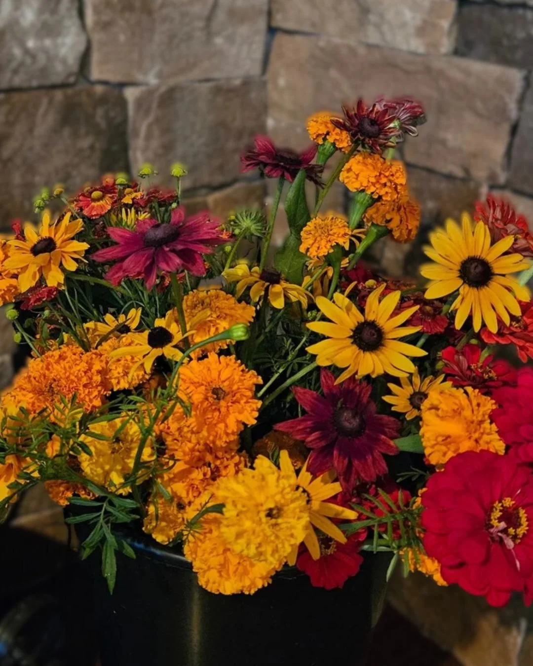 DIY Bucket - Tri Color Blooms