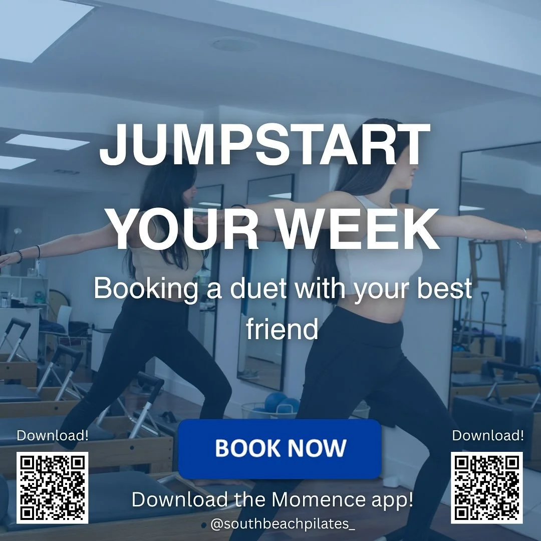 Because everything&rsquo;s better with your bestie&hellip;especially Pilates 🫶 

#pilates #pilatesclass #miami #southbeachpilates  #southbeach #pilatesglow #pilatesprincess #pilatesstudio #workout #class #pilatesisforeverybody #pilatesduet #duet #be