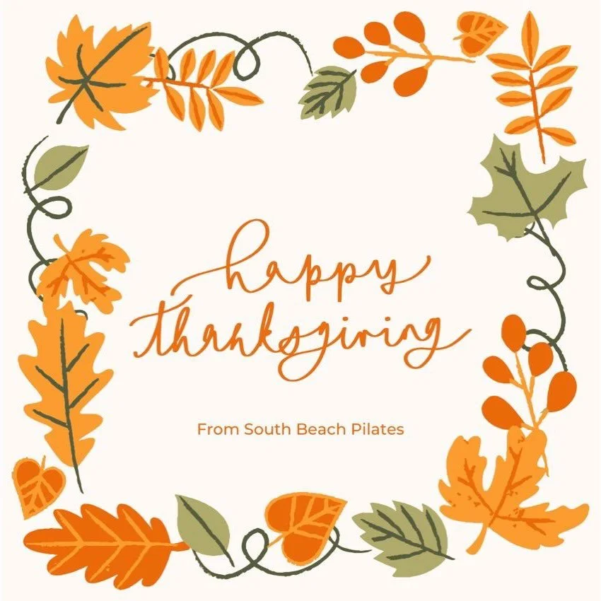 Happy Thanksgiving. 🦃🍁May your day be filled with gratitude, good food&hellip;.and just enough core engagement to handle all the pie! We&rsquo;re thankful for this amazing community and for every moment you choose to show up, move well, and take ca